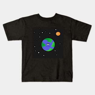 Sad planet Kids T-Shirt